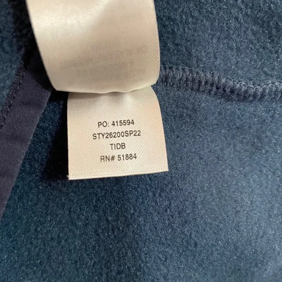 Patagonia Microdini Half Zip Pullover Fleece Jacket Blue Men's Size‎ XXL Outdoor